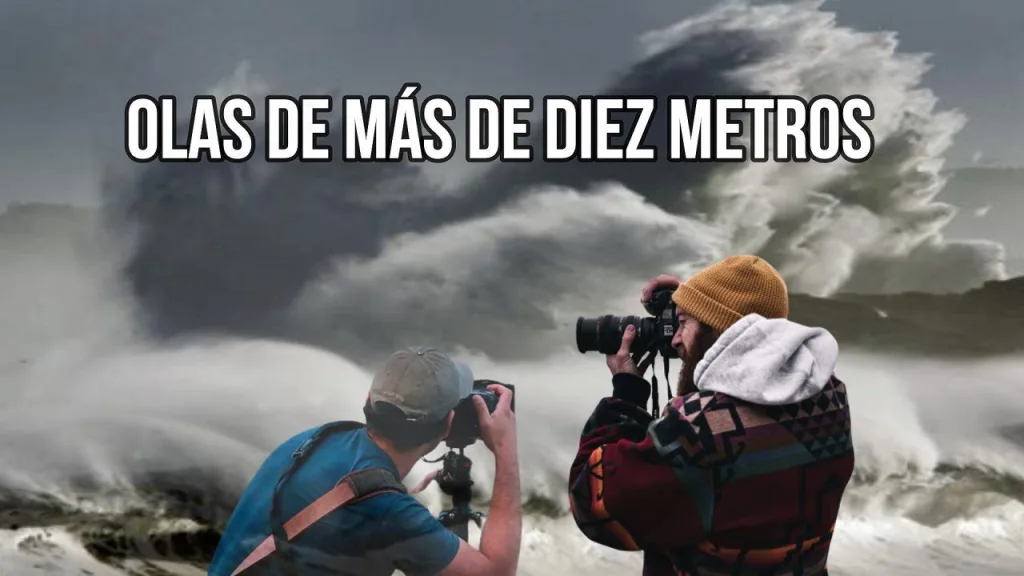 Olas de mas de diez metros