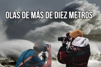 Olas de mas de diez metros