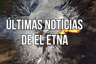 bajo la tormenta de nueve ETNA