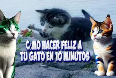 Como hacer feliz a tu gato en 10 minutos